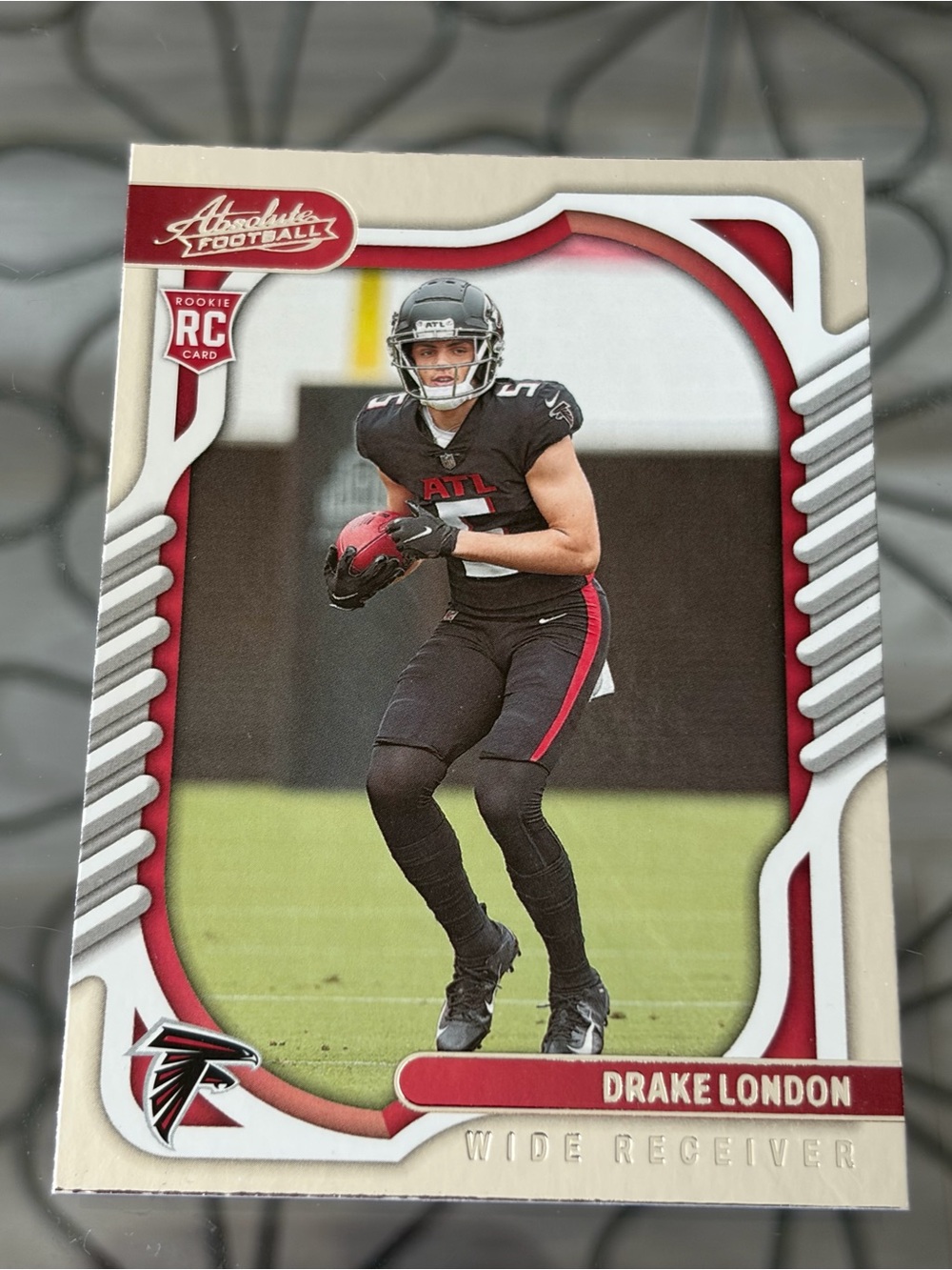 Drake London 2022 Panini Atlanta Falcons Rookie RC NFL Football Card